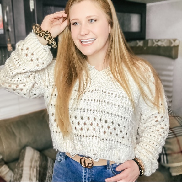 Coming Together Chenille Sweater - Picture 3 of 4